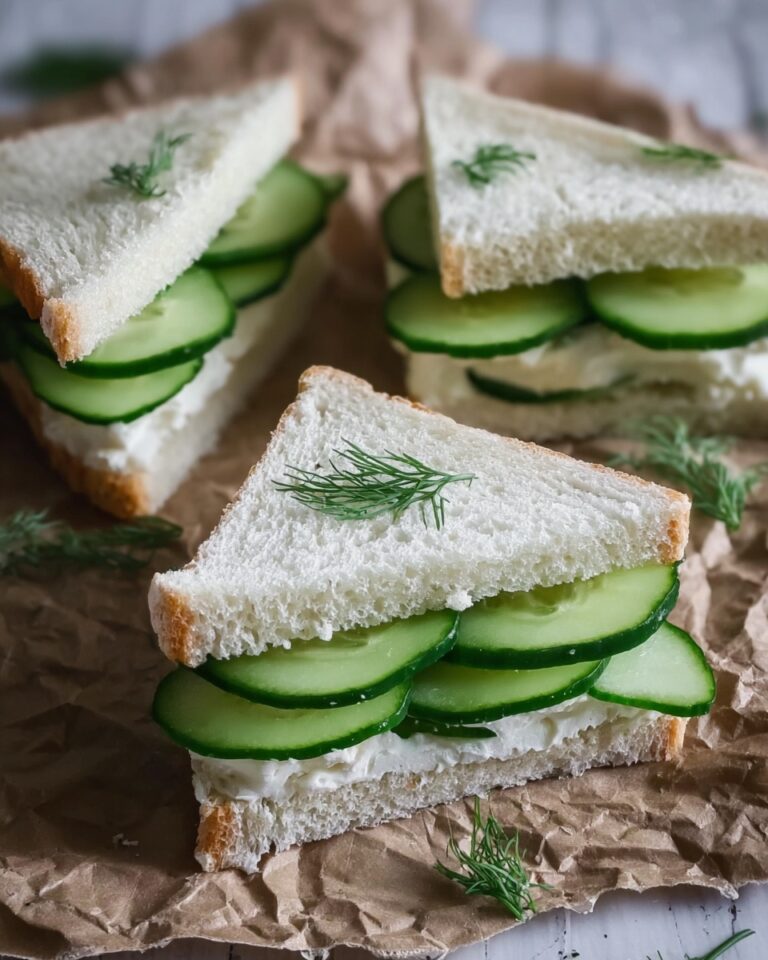 Cucumber Tea Sandwiches Recipe