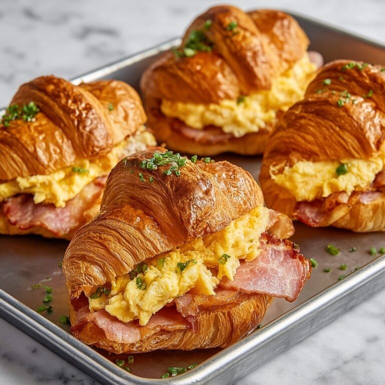 Croissant Breakfast Sandwiches Recipe