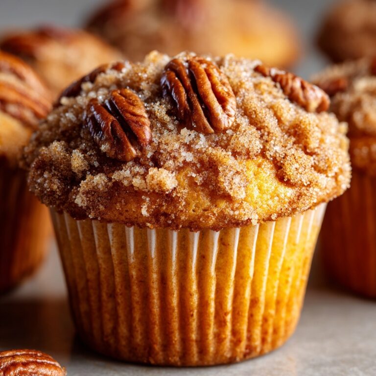 Sweet Potato Muffins with Cinnamon Pecan Streusel Recipe
