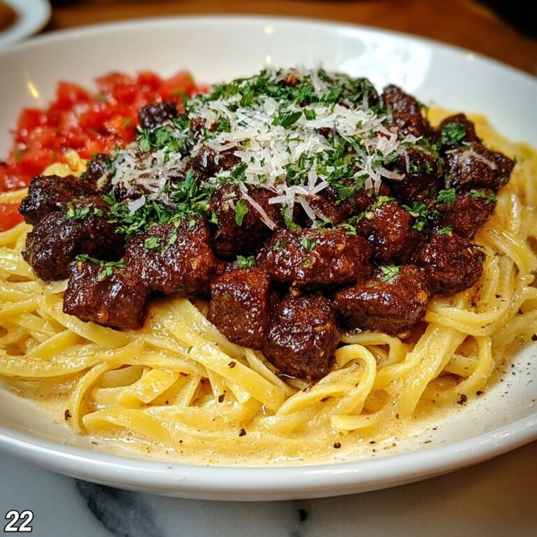 Indulgent Cajun Beef Linguine in Creamy Velveeta Garlic Sauce Recipe