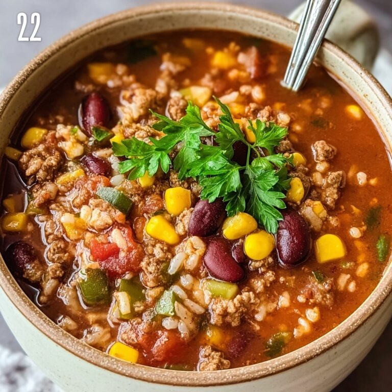 Crock Pot Taco Rice Soup Recipe