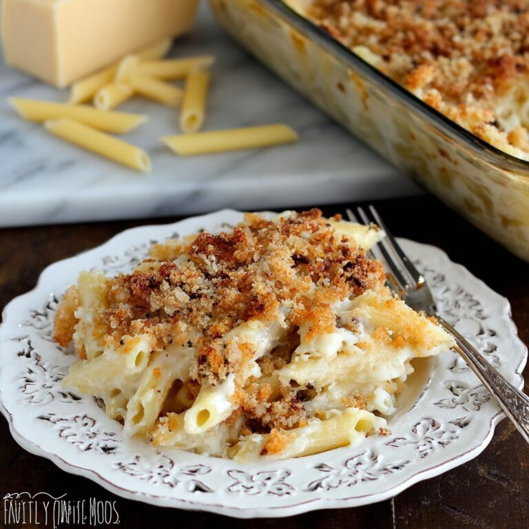 Four Cheese Baked Macaroni and Cheese Recipe