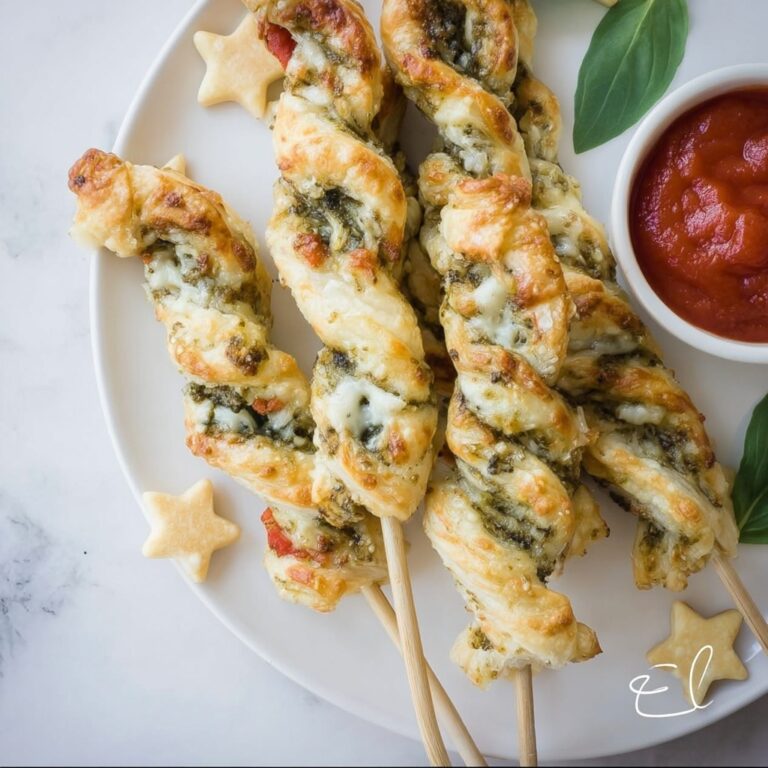 Pesto Puff Pastry Christmas Trees Recipe