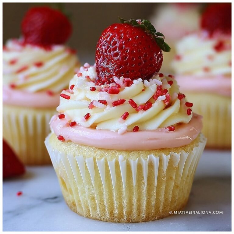 Strawberry Cheesecake Cupcakes Recipe